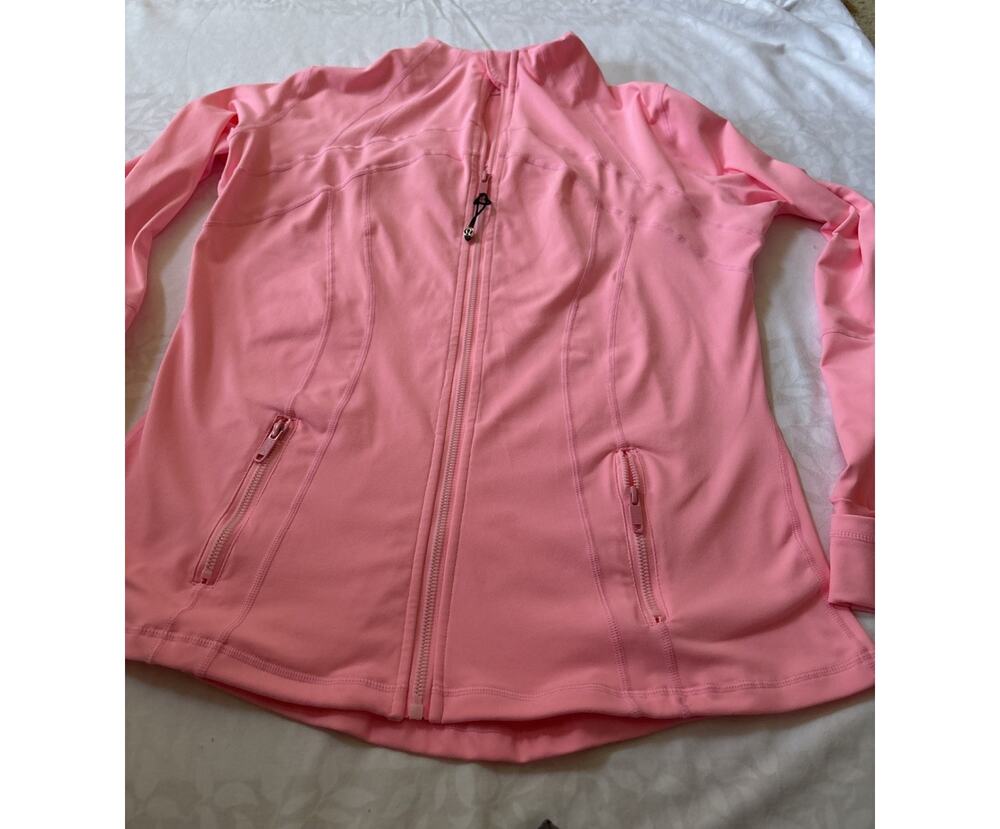 Lululemon long sleeve running Jacket *Luon Size 10 Meadowsweet Pink - RARE